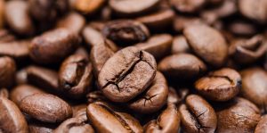 Image zoomé de grains de café 